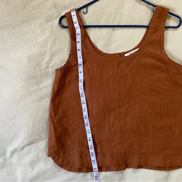 Madewell hemp-blend shirttail tank top - Picture 7 of 8